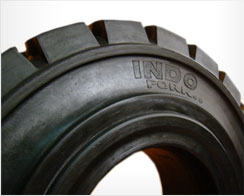 solidy cushioned tyres, indofork